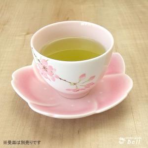 湯呑み おしゃれ 塗り分け 桜 スリム千茶 煎茶茶碗 美濃焼｜kitchengoods-bell