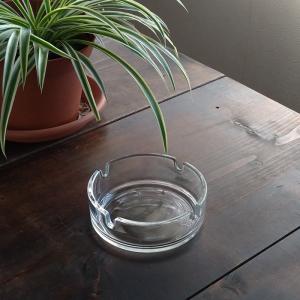 灰皿 ガラス 卓上 スタッキング クリア 10cm アシュトレイ ashtray 透明 フランス製｜kitchengoods-bell