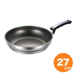 フジ IHいため鍋DX（フッ素樹脂加工） 27cm IH対応 フライパン｜kitchengoods