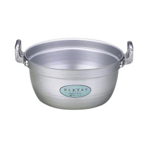 玉虎堂 マルタマ 18-0ステンレス浅型ソースポット26cm : キッチン