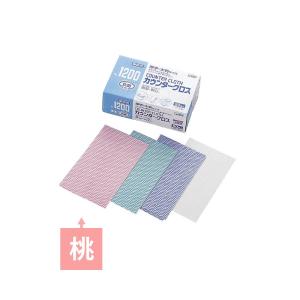 クラフレックス カウンタークロス 小判 厚手 （60枚入） ブルー 業務用