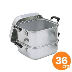 【新品】アカオ　角蒸36㎝　二重 アカオアルミ角型蒸し器 二重 36cm : 新潟キッチン - 通販 - Yahoo