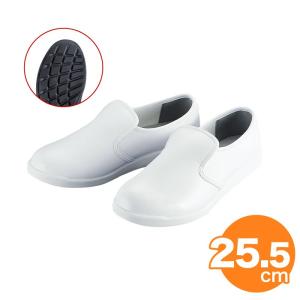 ハイグリップ作業靴 H-800 25.5cm 白 コックシューズ  厨房用シューズ｜kitchengoods