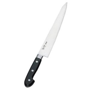 杉本 2524ツバ付高級炭素鋼 筋引24cm : キッチングッズ柳屋 ヤフー店