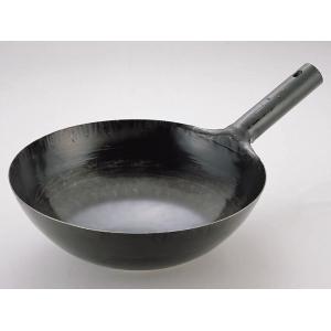日本製 山田工業所 鉄打ち出し北京鍋 (板厚1.2mm)27cm 中華料理