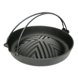 ジンギスカン鍋 南部鉄器 岩鋳 ツル付 日本製...の詳細画像3