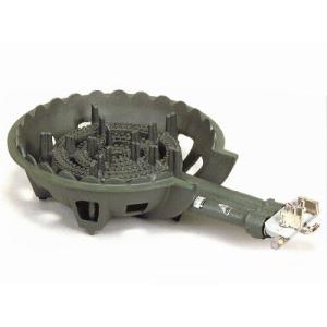 タチバナ製作所 鋳物コンロ TS-210H(LPガス用) 羽根付 : キッチン