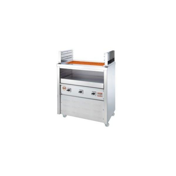 送料無料 新品 ヒゴグリラー 二刀流タイプ 床置型3H-218 電気グリラー/床置型/焼物