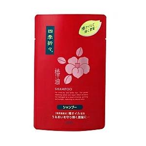 送料無料 新品 熊野油脂　四季折々　椿油　シャンプー　詰替 450ml  まとめ買い×24個セット｜kitchenking