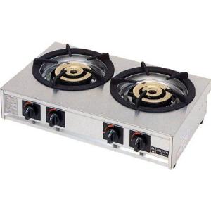 新品 マルゼン ガステーブルコンロ 親子シリーズ（2口コンロ）<br>M-222C