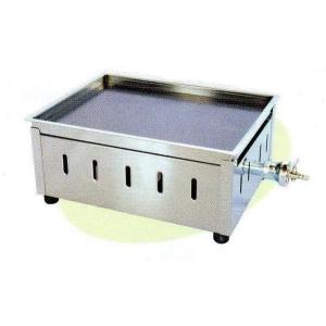 AKS 業務用 ガス式 鉄板焼き器/グリドル No13 横幅410x奥行310x高さ