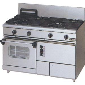 【マルゼン】ガスコンロ(5口)RGR-1275XB 業務用ガスコンロ　オーブン 業務用/新品】【マルゼン】ガスレンジ 5口 コンベクションオーブン RGR