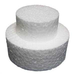 ケーキダミー ミニサイズ　丸　2段セット　5組　　シュガークラフト　【配送方法：宅配便のみ】【送料別...