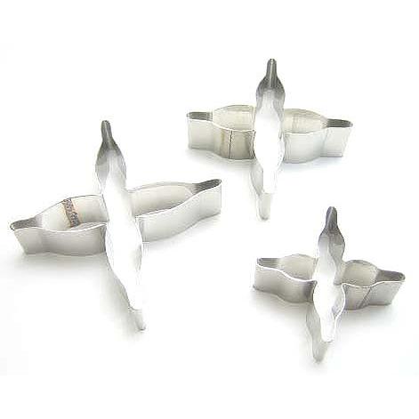 抜き型 ホクシャの花びら 3サイズ　[177]　　シュガークラフト