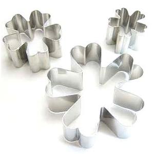 抜き型 サクラソウの花びら プリムローズ　3サイズ　[261]　　シュガークラフト