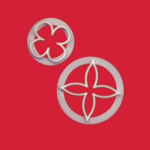 抜き型　ホクシャの花びら　2個セット [FUSCH]　　シュガークラフト