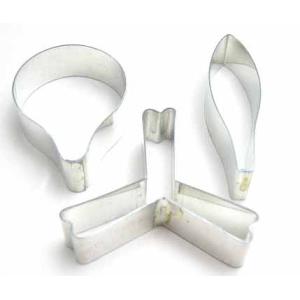 抜き型 アイリスの花びら 3個　[419-421]　　シュガークラフト