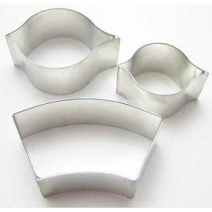 抜き型 ラッパ水仙の花びら 3個　[288-290]　　シュガークラフト