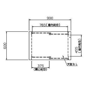 パススルー型コールドケース(卓上タイプ)NB-...の詳細画像2