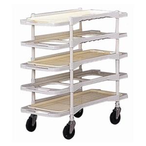 トレイカート　シプラックカート4段　Lタイプ　80H　4L（組立式）