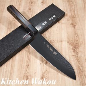 包丁 日本橋 木屋 コスミック團十郎 鎌型 三徳包丁(洋) 鍔付 割込