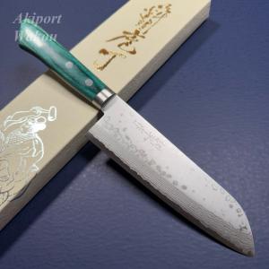 堺孝行 (特選国産品 正規品) 三徳型文化包丁 (ツバ付) 165mm