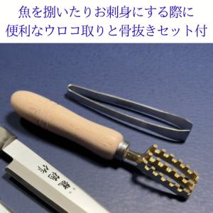 魚を捌く 柳刃 刺身包丁 210mm 出刃包丁...の詳細画像3