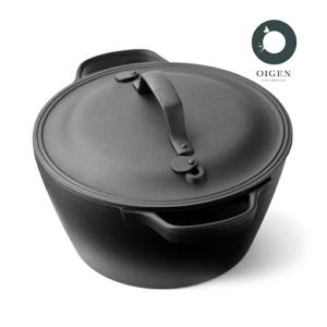 及源鋳造 クックトップ 煮込み鍋 角深型 3.3L 南部鉄器 及源 CT-001