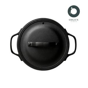 及源鋳造 盛栄堂 南部鉄器 すきやき鍋 24cm つる付 盛栄堂 CA-1