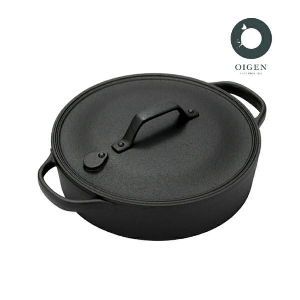 盛栄堂 南部鉄器 クックトップ　丸浅型　CT-7　中　盛栄堂 OIGEN　南部鉄器