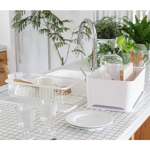 YOHAKU コンパクトにまとまる水切り ピュアホワイト mg-0308 余白 和平フレイズ