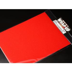 送料無料 ラップアップ  SUPER FLEXラメデカール 250x200mm(レッド) #0013-03｜kite