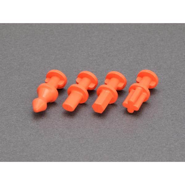 送料無料 WAVE シロコンホールド&amp;ガイドダボピン オレンジ M #CS-022