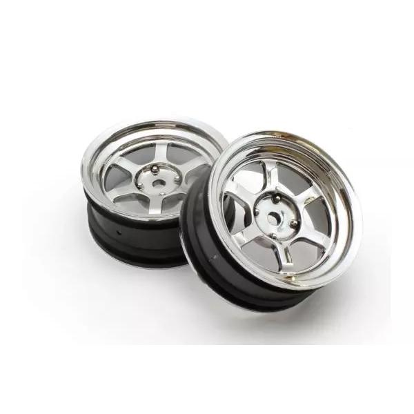 送料無料【取寄せ】京商 RAYS TE37V ホイールオフセット5mm(FZD2/メッキ/2本入) ...