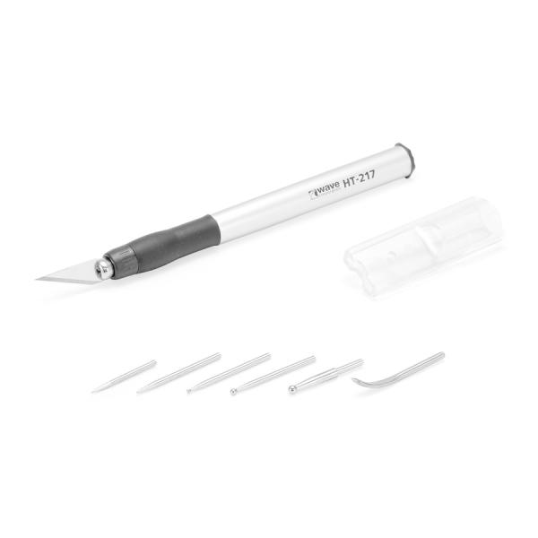 送料無料 WAVE HGマルチナイフホルダー(6pcsヘラビット付) #HT-217