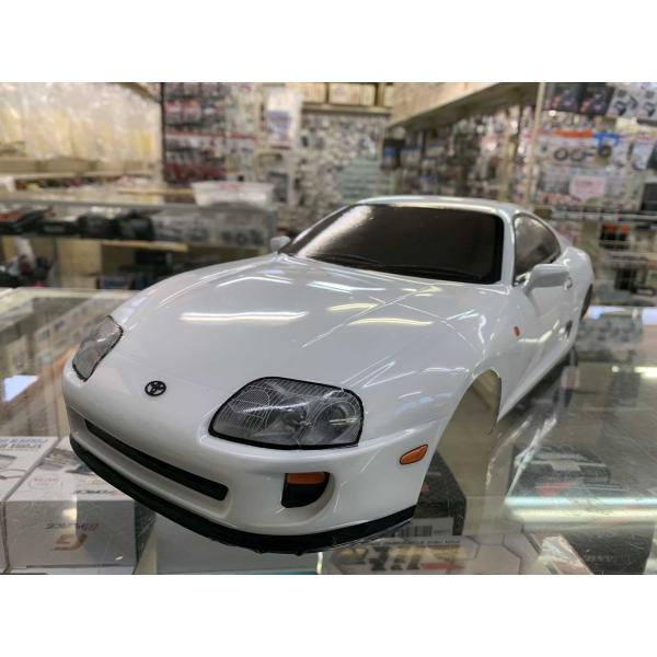 当店オリジナル塗装済みボディ タミヤ 1/10 トヨタ スープラ (A80) ホワイト