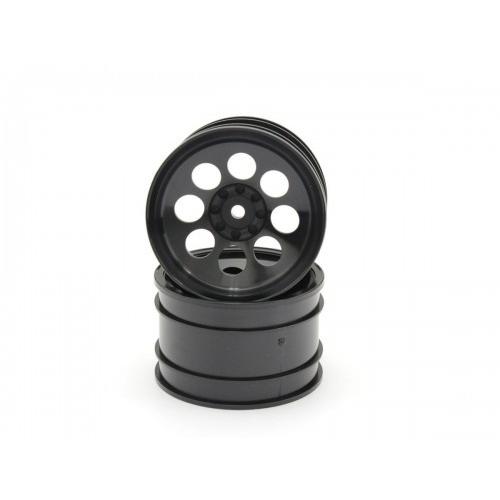 【取寄せ】京商 8穴ホイール 50mm(ブラック/2個入/オプティマ) #OTH245BK