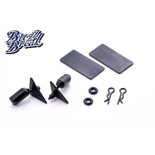 送料無料 OVERDOSE BuzzBreakドアミラーType-Aナンバープレート4点セット BB...