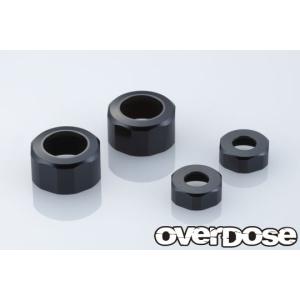 OVERDOSE アルミワンピースアクスルシャフトType2(7mm/レッド) 品番