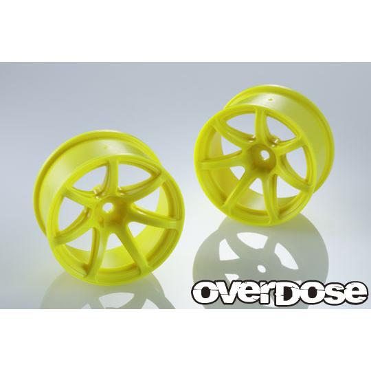送料無料 OVERDOSE Rスペック WORK EMOTION T7R (蛍光イエロー/OFF+7...