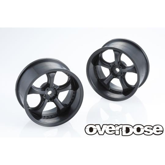 送料無料 OVERDOSE RY ホイール R-SPEC WORK VS KF (ブラック/OFF+...