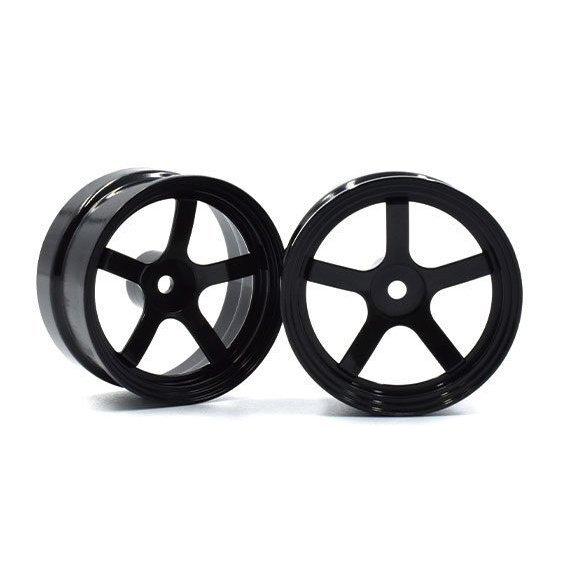送料無料 ReveD コンペティション ホイール 黒色（オフセット6mm、2個入） RW-DP5K6