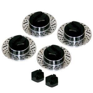 送料無料  イーグル模型 タミヤ TT02用ブレーキディスク付ホイルアダプターV2 #TT02-23...