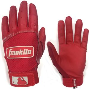 (送料無料)(即日発送)フランクリン バッティング用手袋 CLASSIC X レッド 両手売り 20217