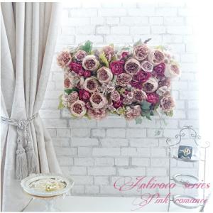 造花 壁掛け ローズ スワッグ 壁 インテリア おしゃれ 薔薇 花ギフト