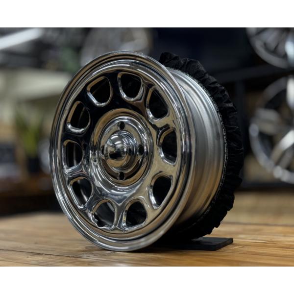 【アウトレット品】MLJ デイトナ SS 14X5.0J +42 4H100P 14インチ アルミ ...