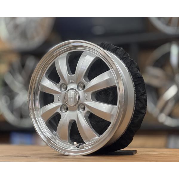 【軽自動車】ウェッズ グラフト 8S 14X4.5J +45 4H100P 14インチ アルミ ホイ...