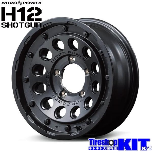 ナイトロパワー H12 ショットガン ヨコハマ ジオランダー A/T4 AT4 G018 185/8...
