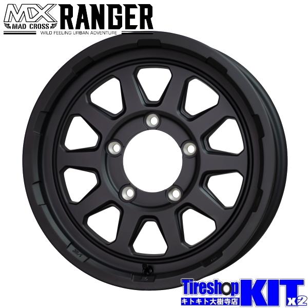 マッドクロス レンジャー ブラック トーヨー オープンカントリー R/T 185/85R16 ジムニ...