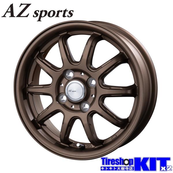 AZスポーツ RC10 ブロンズ トーヨー オープンカントリー R/T RT 165/60R15 ホ...